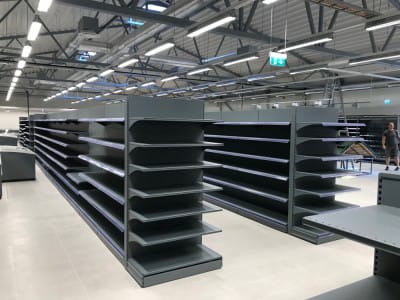 VVN team levererade leveransutrustning och monteringsarbeten i butikskedjans nya butik "TOP" i Sigulda.8